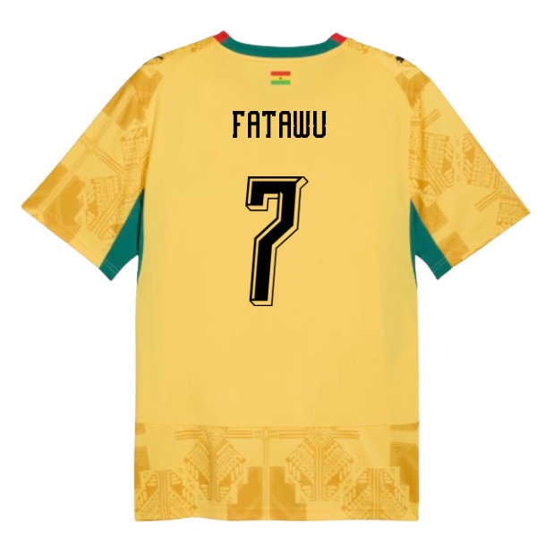 2026-2027 Ghana Away Shirt (Fatawu 7)-SoccerKits Hub | Buy Soccer Jerseys Online